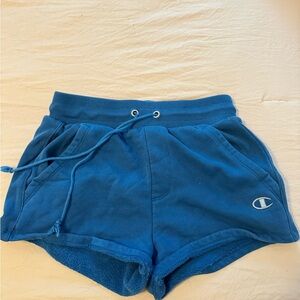 Champion Teal Reverse Weave Shorts